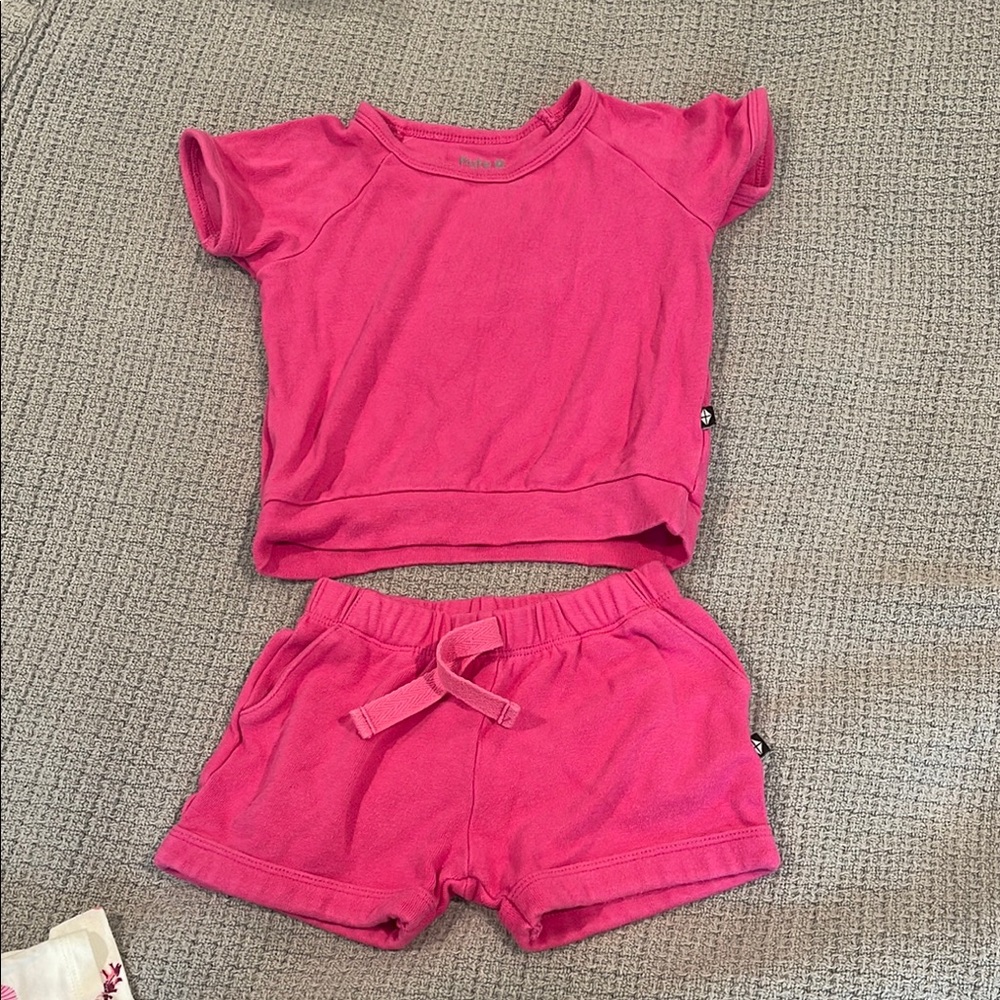 Kyte Baby Jersey Matching Set - Rasberry